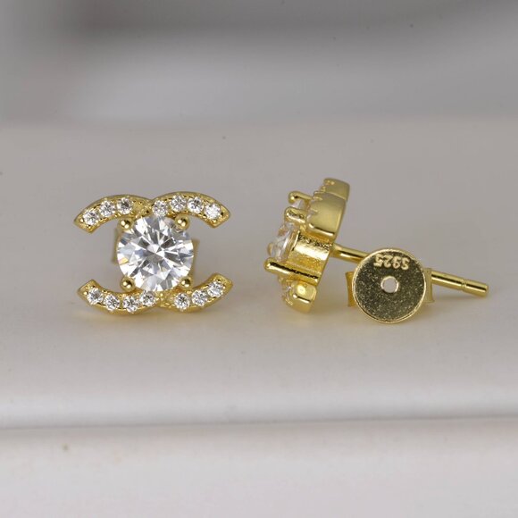 18k Certified 1.8 ct. t.w. Diamond Moissanite Earring NEW - Picture 3 of 5